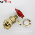 Gutentop China Proveedor 15mm-32mm Compresión Conector Válvula de Compuerta de Latón